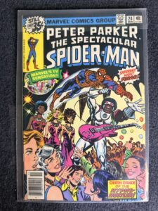 Peter Parker, The Spectacular Spider-Man #24 front cover