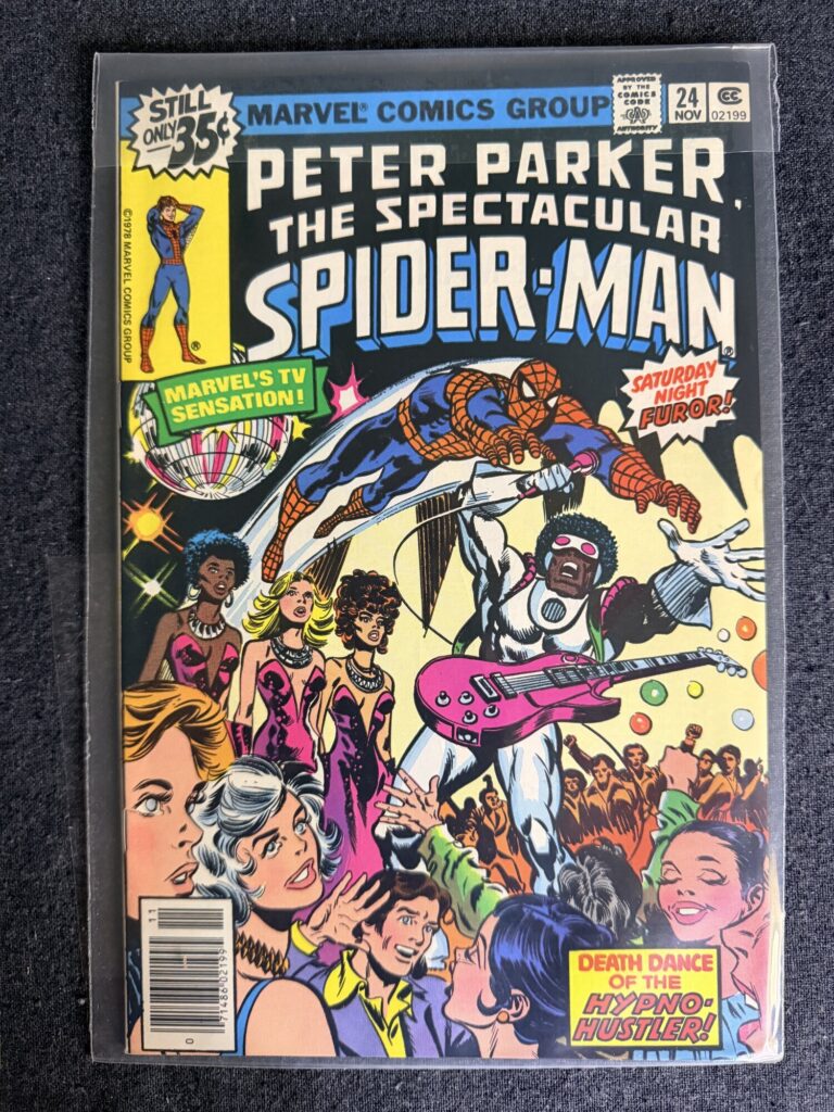 Peter Parker, The Spectacular Spider-Man #24 front cover