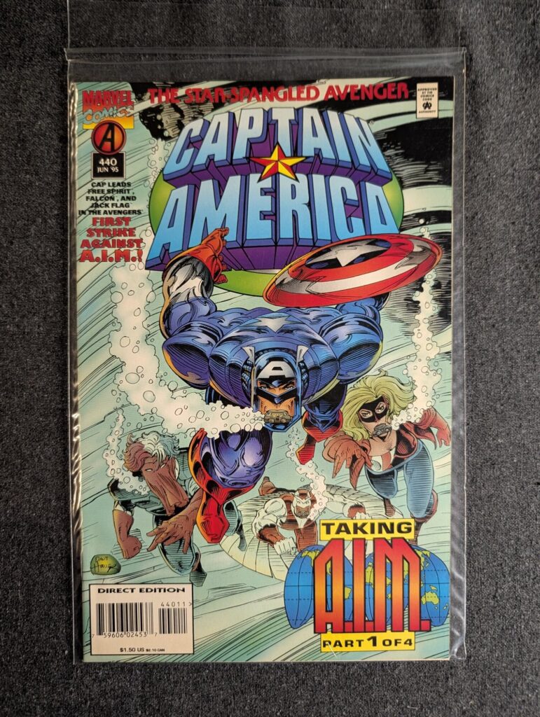 Captain America #440 front cover