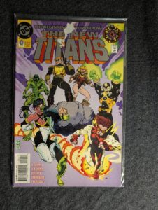 The New Titans #0 front cover