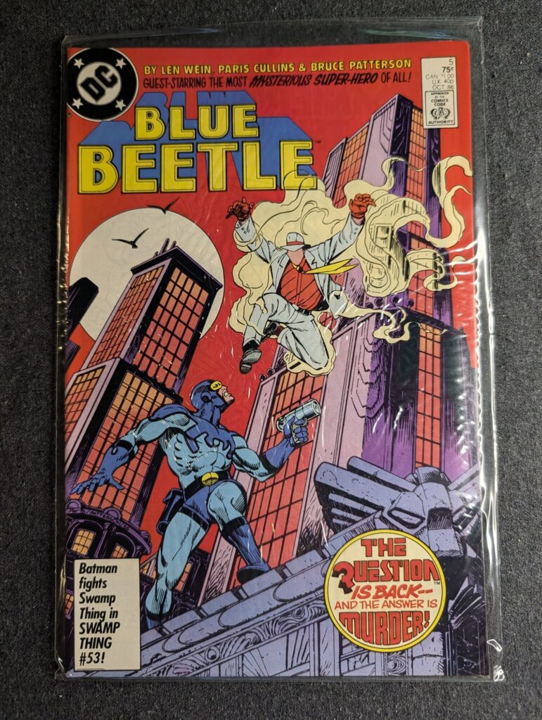 Blue Beetle #5 front cover