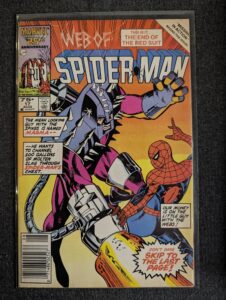 Web of Spider-Man #17 front cover