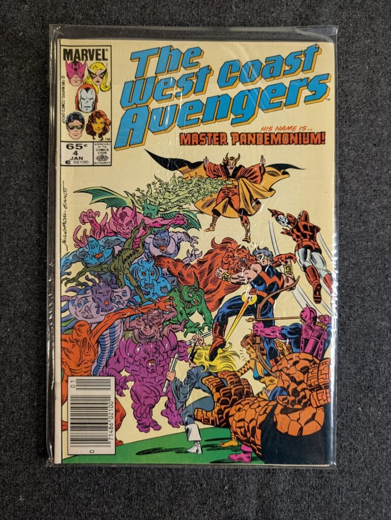 The West Coast Avengers #4 front cover