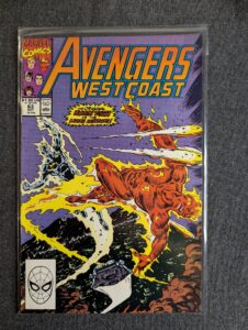 Avengers West Coast #63 front cover