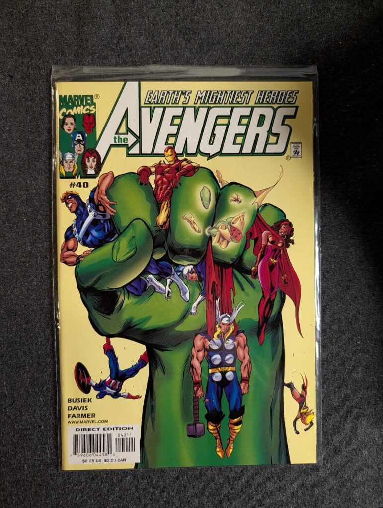 Avengers #40 front cover