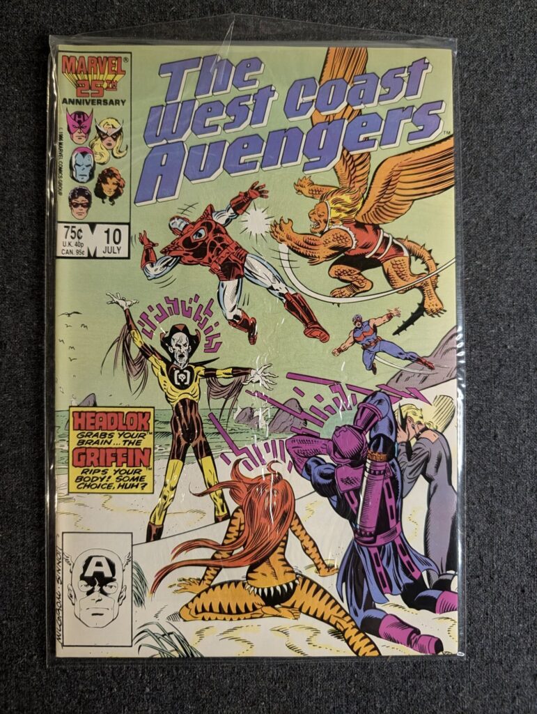 The West Coast Avengers #10 front cover