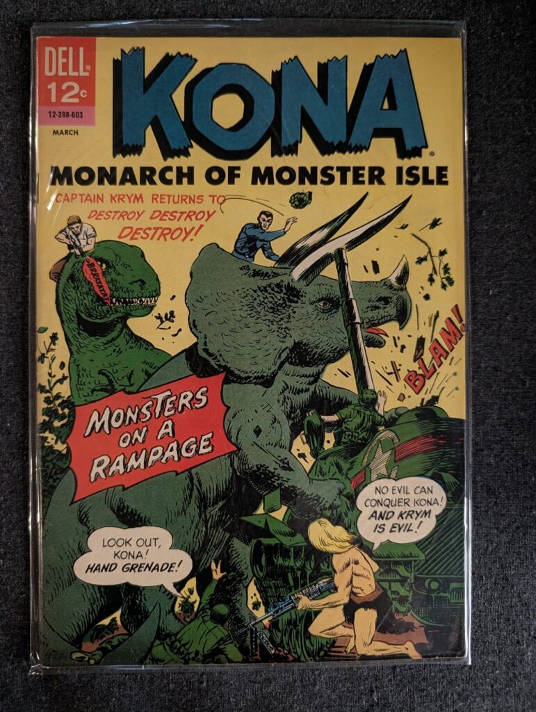 Kona, Monarch of Monster Isle #16 front cover