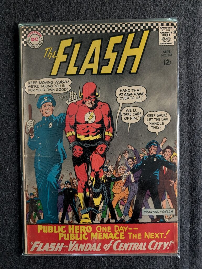 The Flash #164 front cover