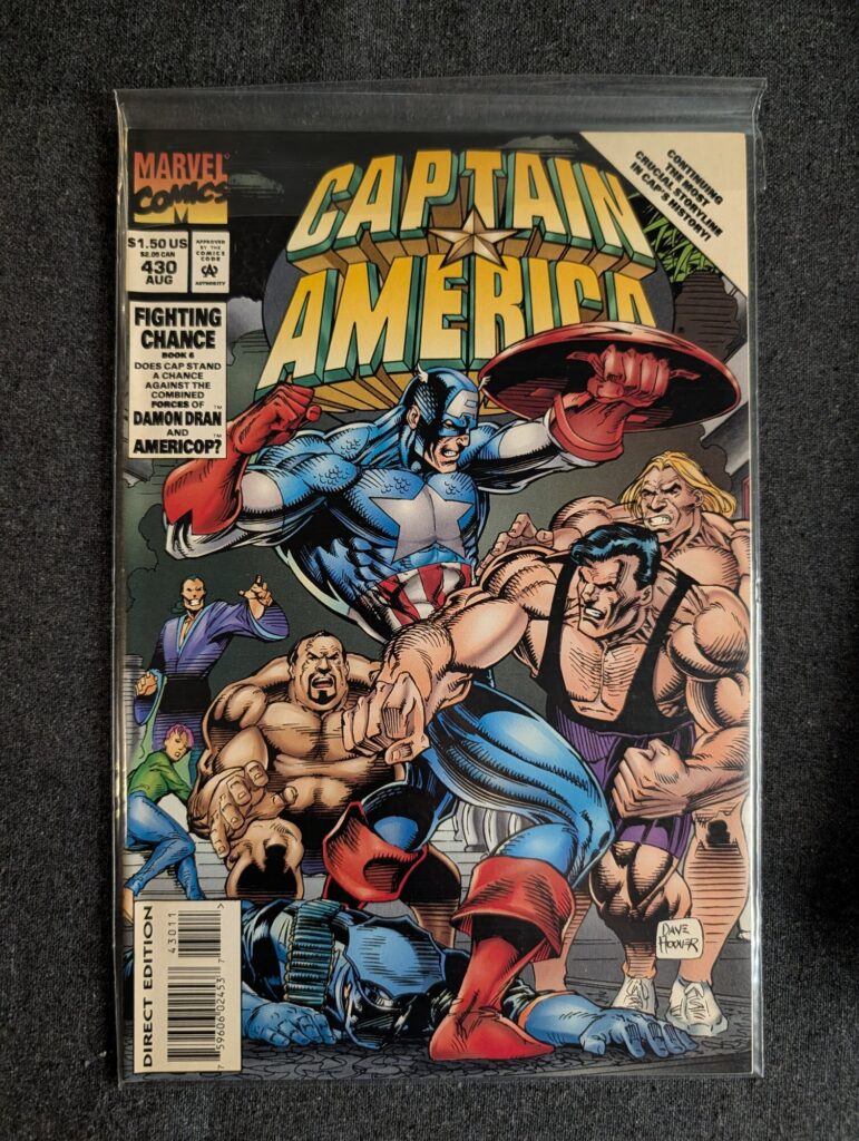 Captain America #430 front cover