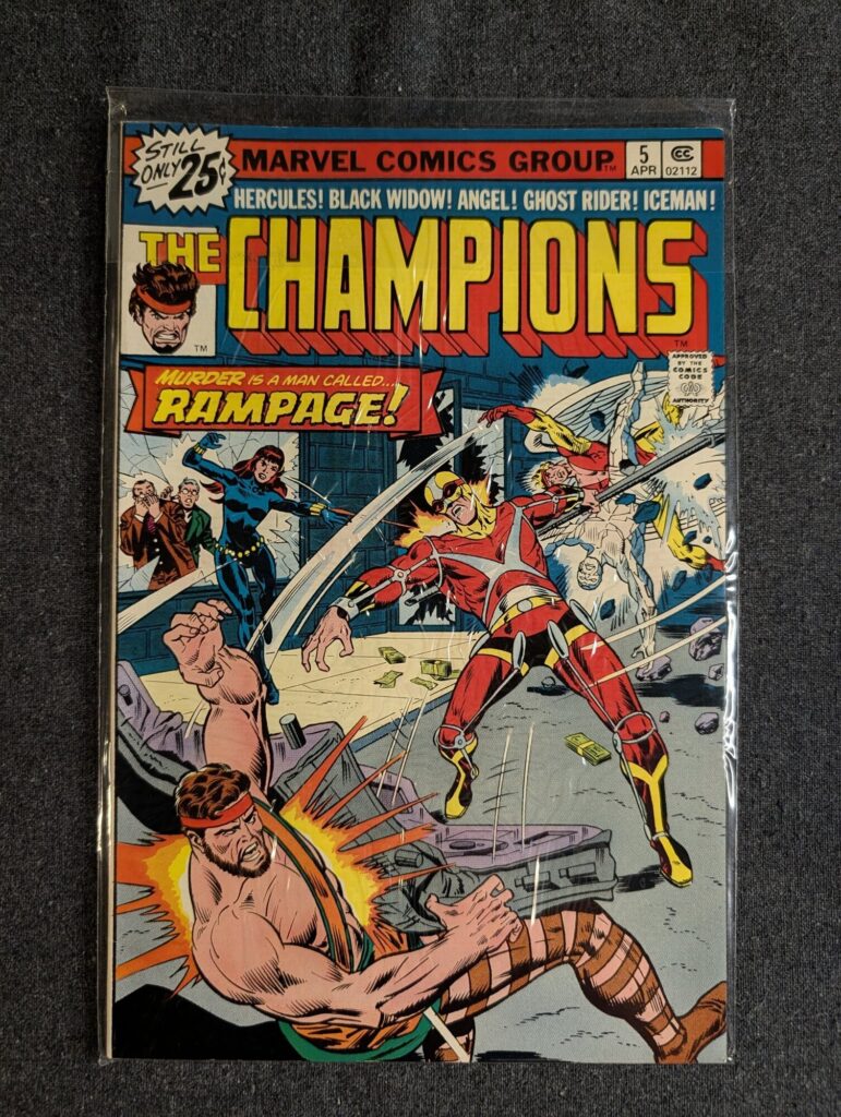 The Champions #5 front cover