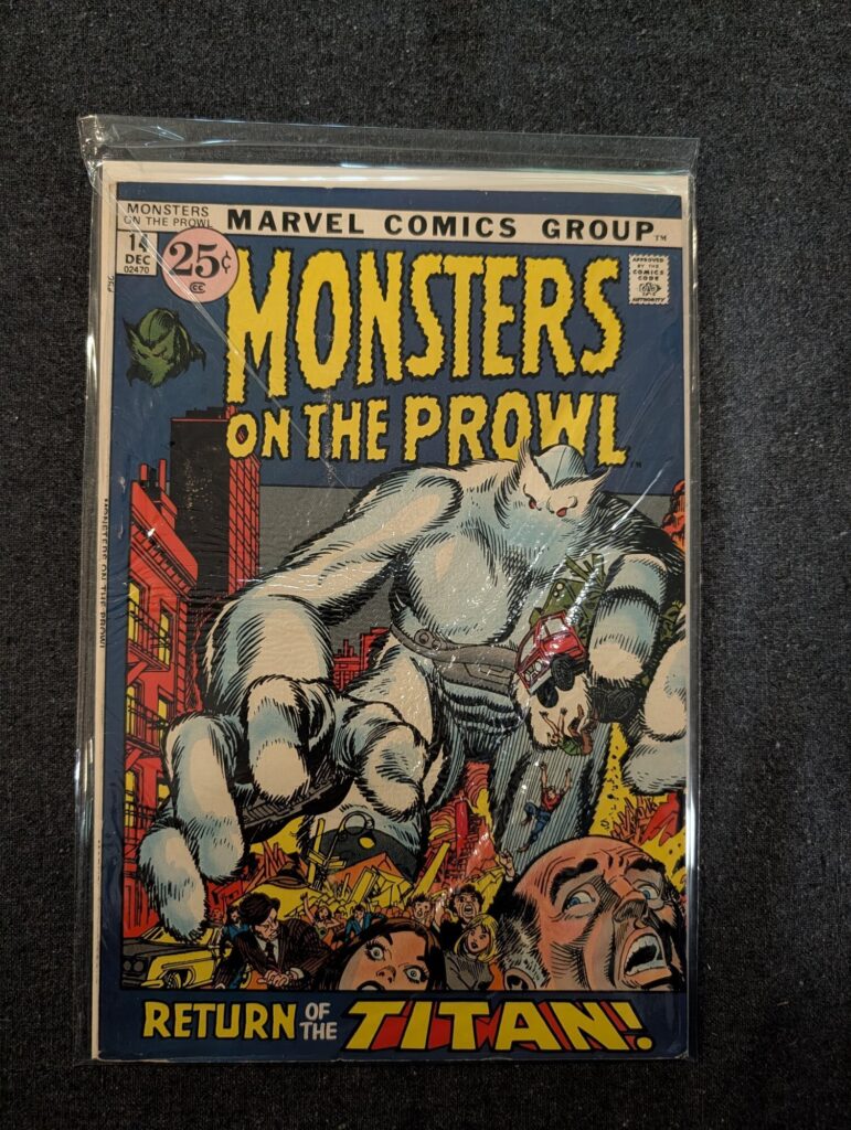 Monsters on the Prowl #14 front cover