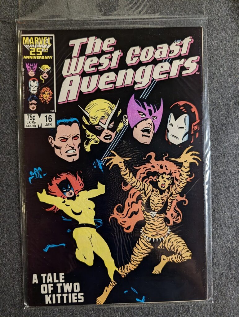 The West Coast Avengers #16 front cover