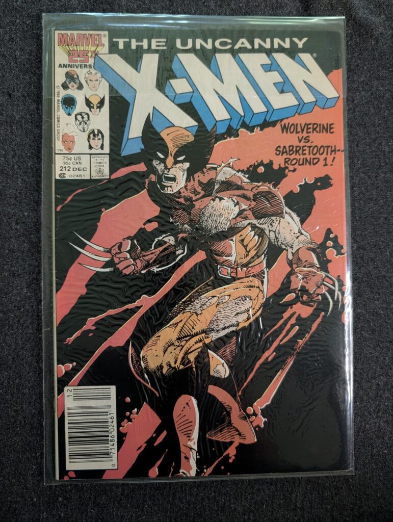 The Uncanny X-Men #212 front cover