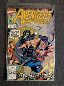 Avengers West Coast #65 front cover