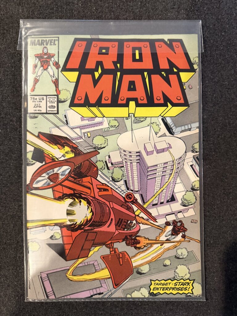 Iron Man #217 front cover
