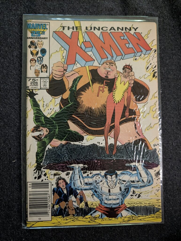 The Uncanny X-Men #206 front cover