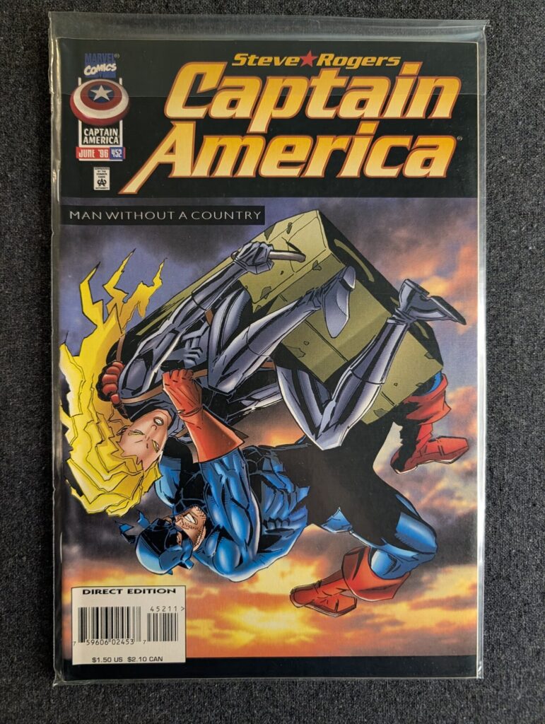 Captain America #452 front cover