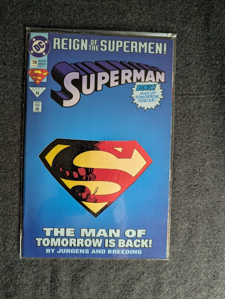 Superman #78 front cover