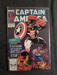 Captain America #349 front cover