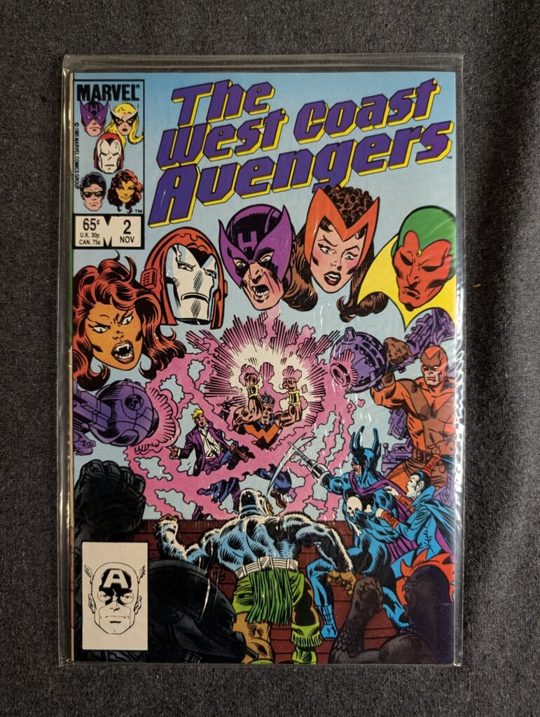The West Coast Avengers #2 front cover