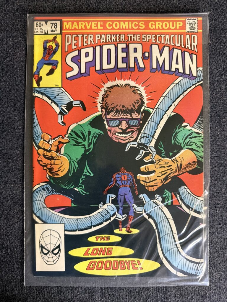 Peter Parker, The Spectacular Spider-Man #78 front cover