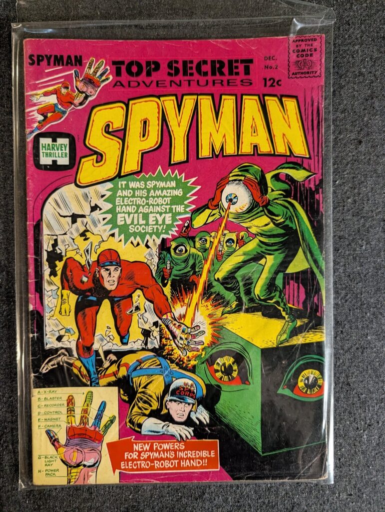 Top Secret Adventures Spyman #2 front cover
