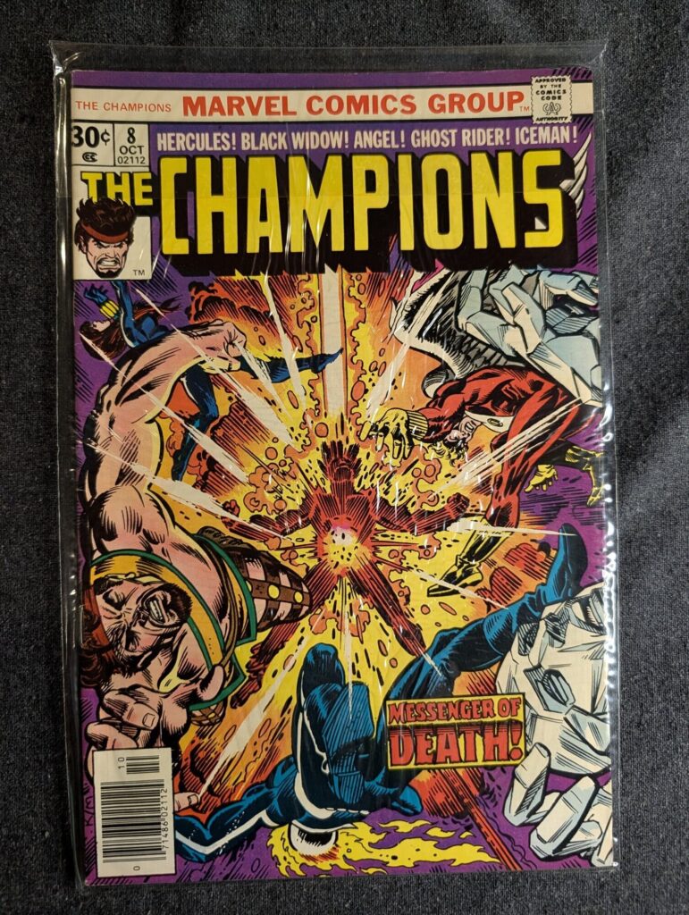 The Champions #8 front cover