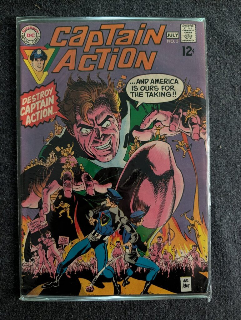 Captain Action #5 front cover