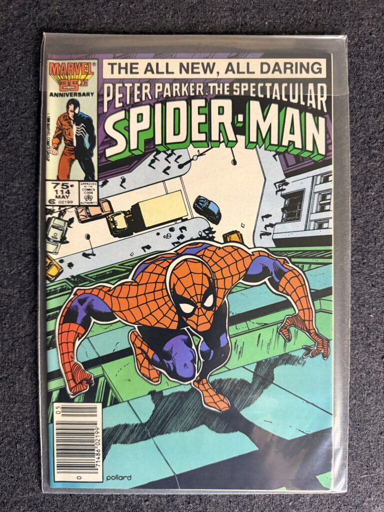 Peter Parker, The Spectacular Spider-Man #114 front cover