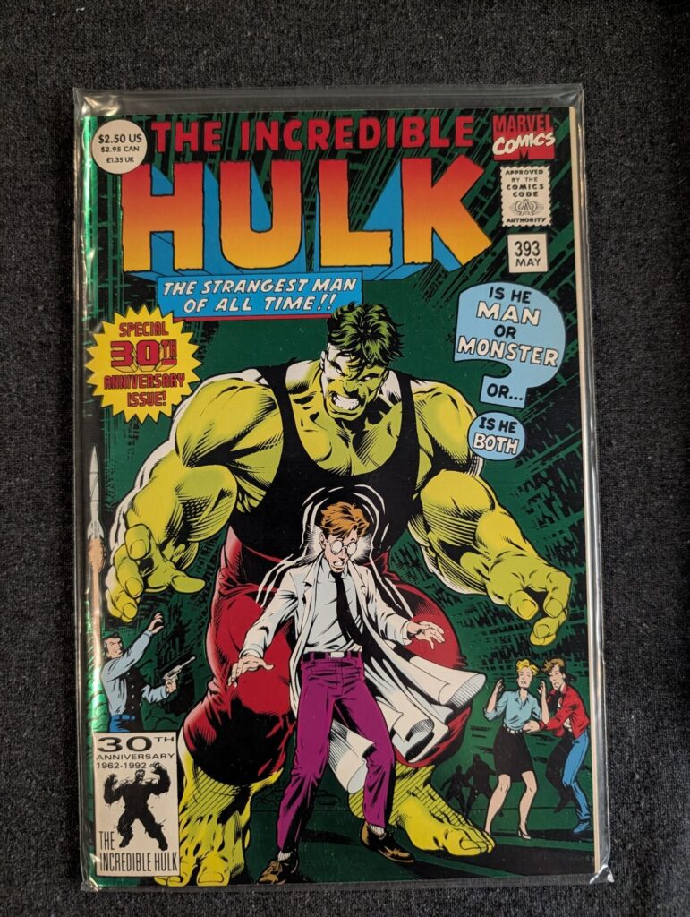 The Incredible Hulk #393 front cover