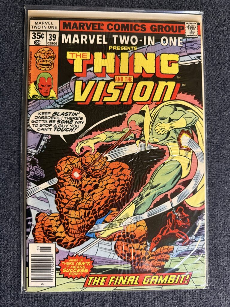 Marvel Two-in-One #39 front cover