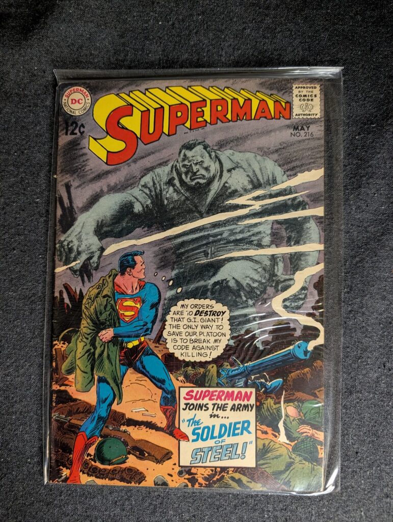 Superman #216 front cover