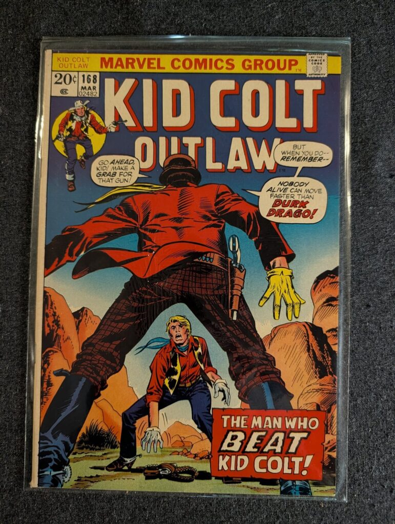 Kid Colt Outlaw #168 front cover