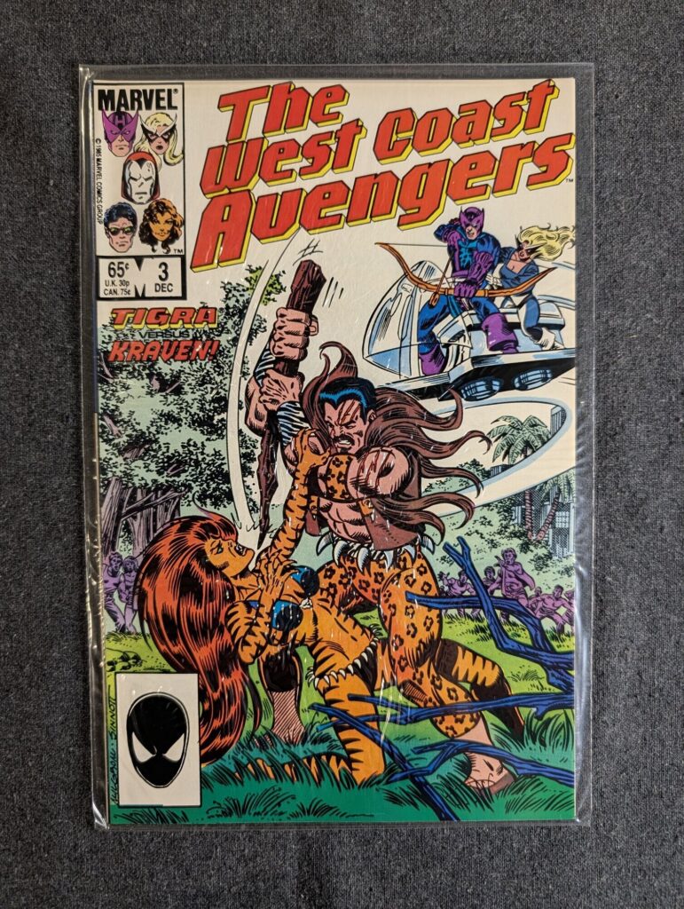 The West Coast Avengers #3 front cover
