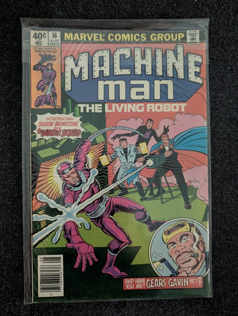 Machine Man #16 front cover