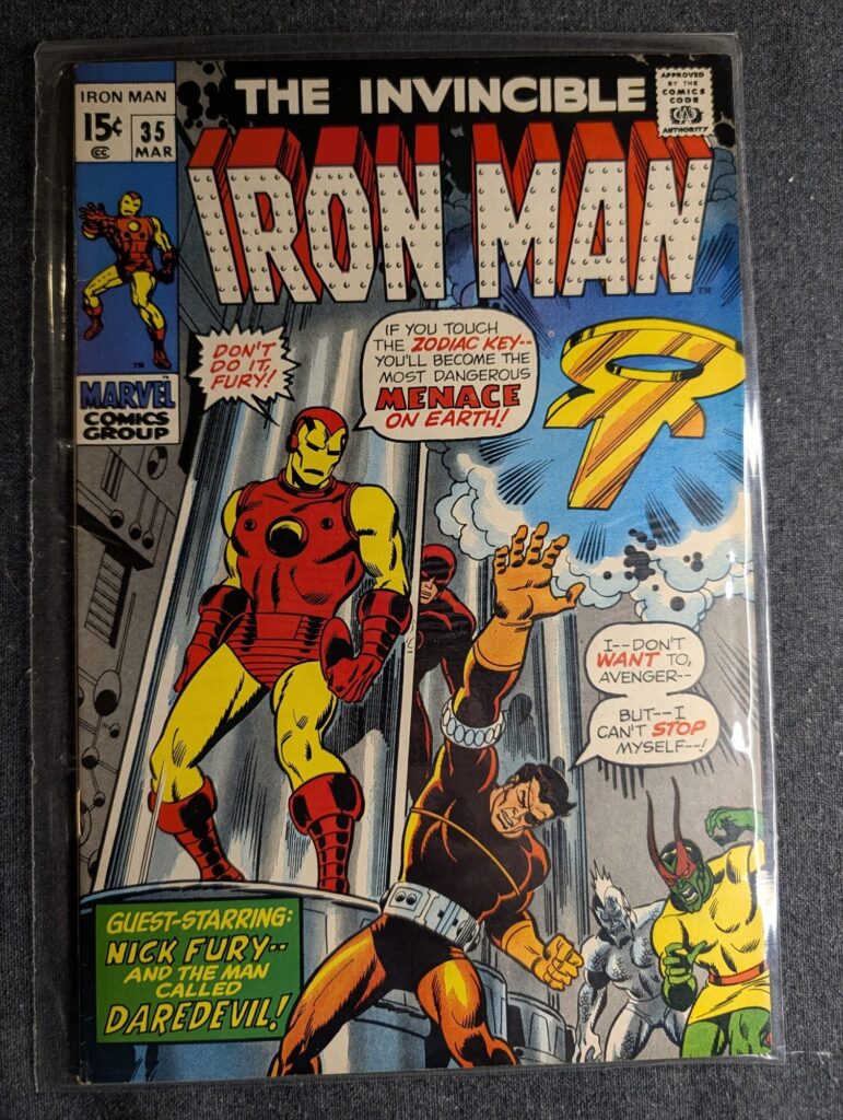 Iron Man #35 front cover