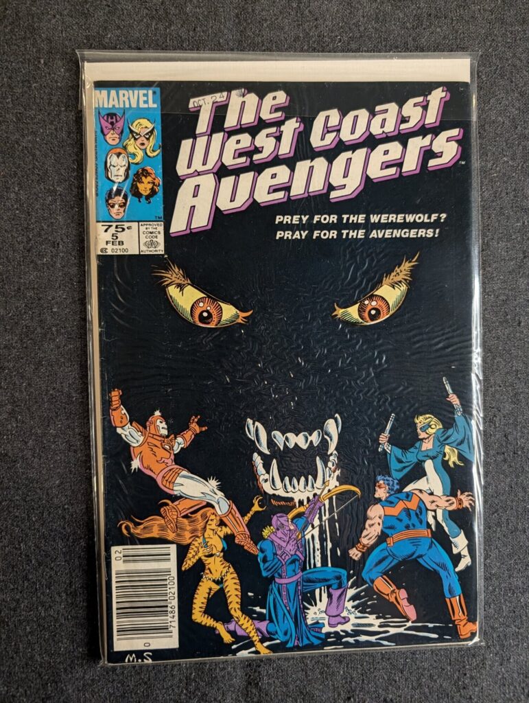 The West Coast Avengers #5 front cover