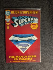 Superman: The Man of Steel #22 front cover