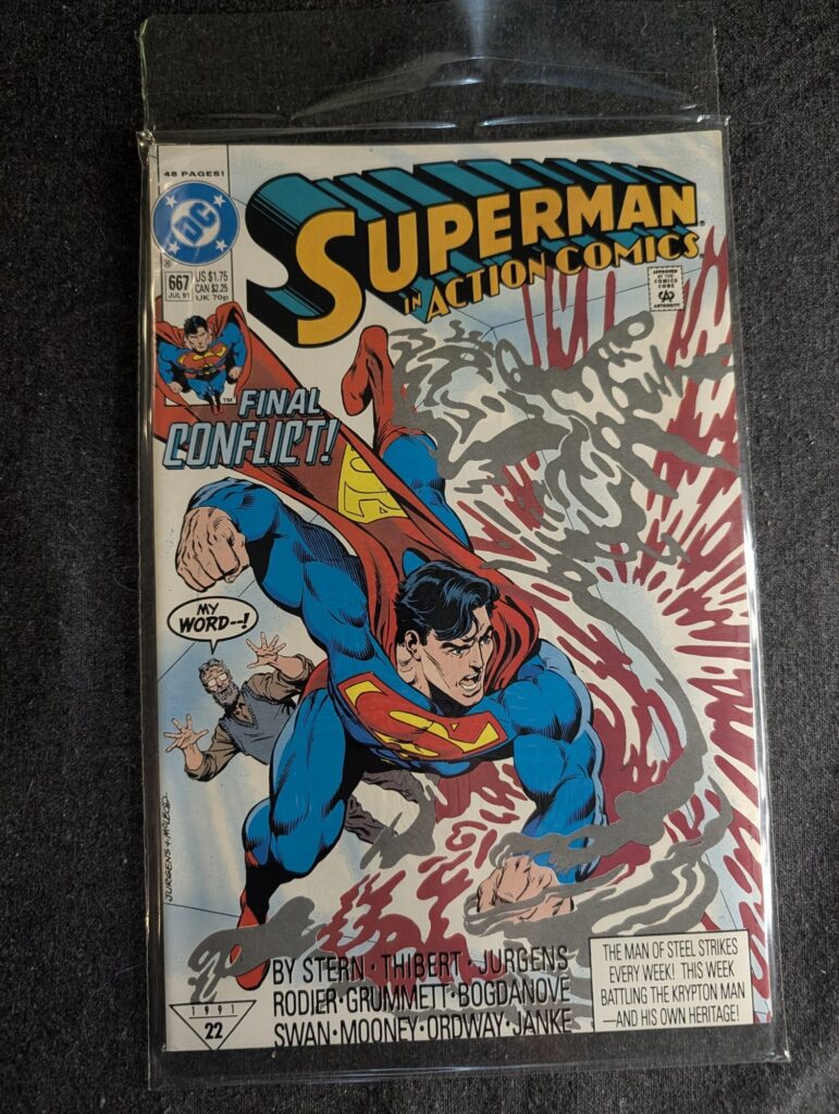 Action Comics #667 front cover