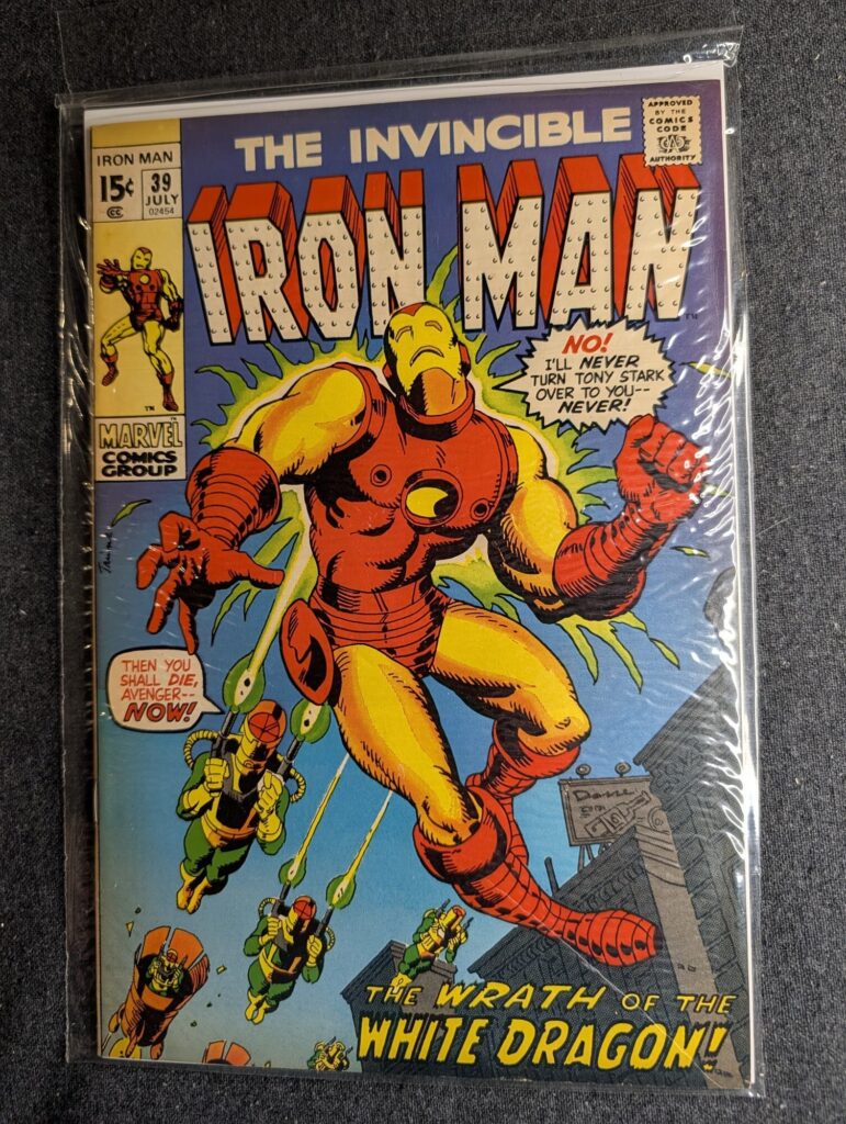Iron Man #39 front cover