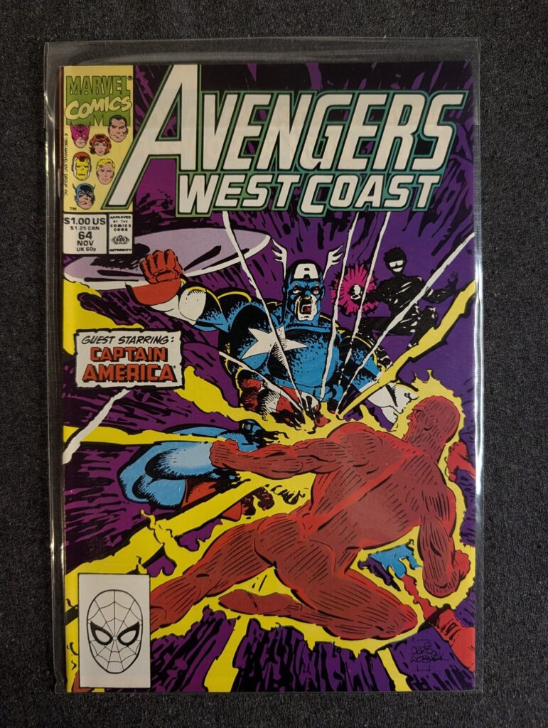 Avengers West Coast #64 front cover