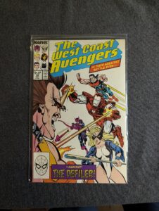 West Coast Avengers #38 front cover