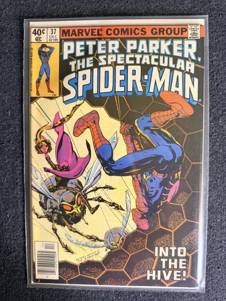 Peter Parker, The Spectacular Spider-Man #37 front cover