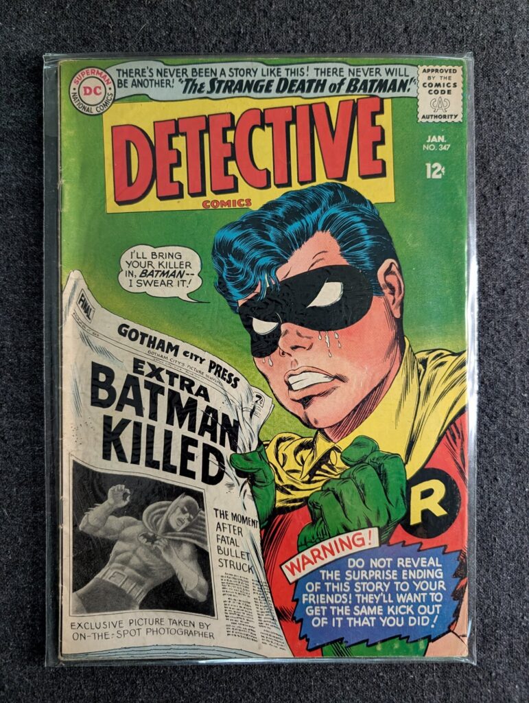 Detective Comics #347 front cover