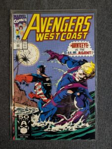 Avengers West Coast #69 front cover