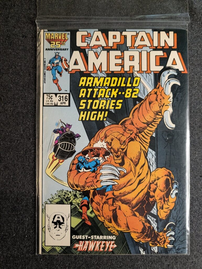 Captain America #316 front cover