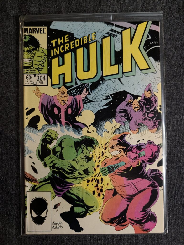 The Incredible Hulk #304 front cover