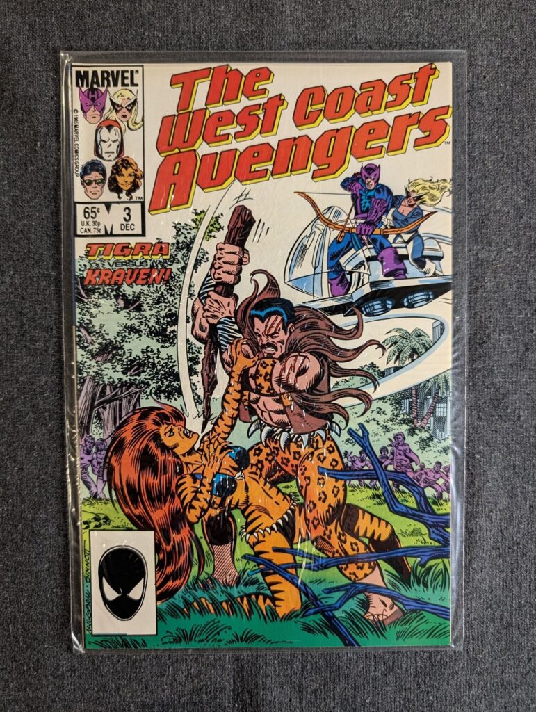 The West Coast Avengers #3 front cover
