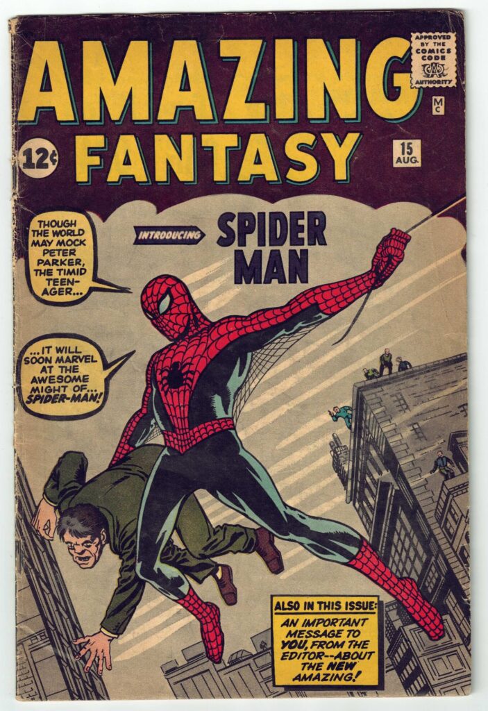 Amazing Fantasy #15 front cover