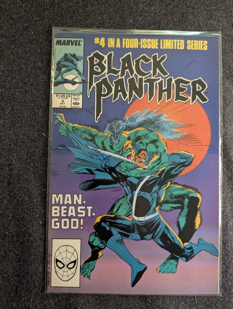 Black Panther #4 front cover